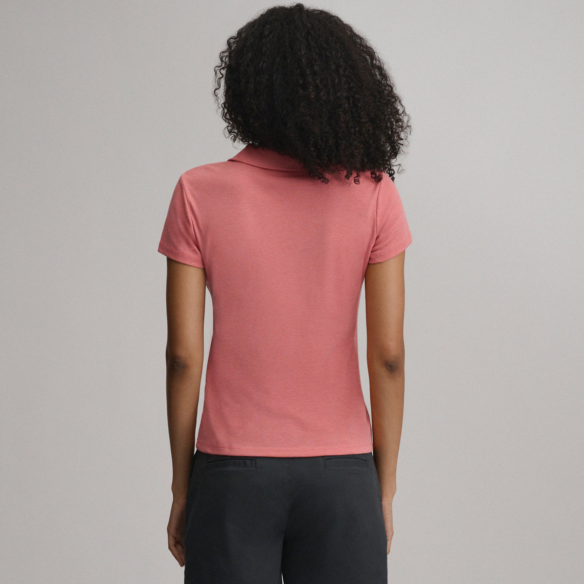Eddie Bauer Women's Everyday Short Sleeve Collared Split Neck alternate view 1