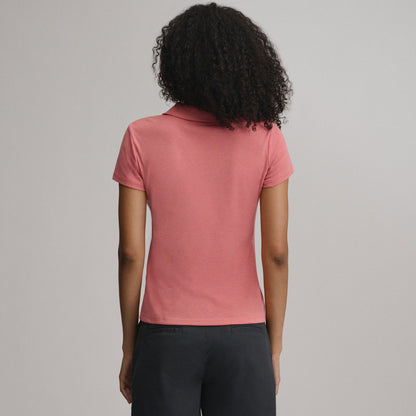 Eddie Bauer Women's Everyday Short Sleeve Collared Split Neck alternate view 1