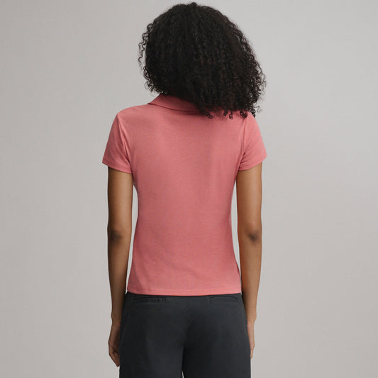 Eddie Bauer Women's Everyday Short Sleeve Collared Split Neck alternate view 1