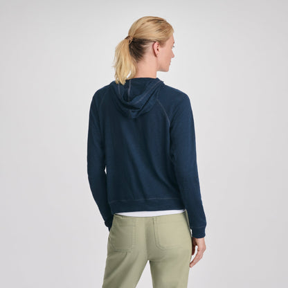Eddie Bauer Women's Waverly Cotton Slub Hoodie alternate view 1