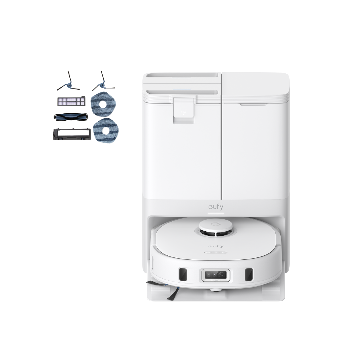eufy X10 Pro Omni White + Replacement Parts Kit White