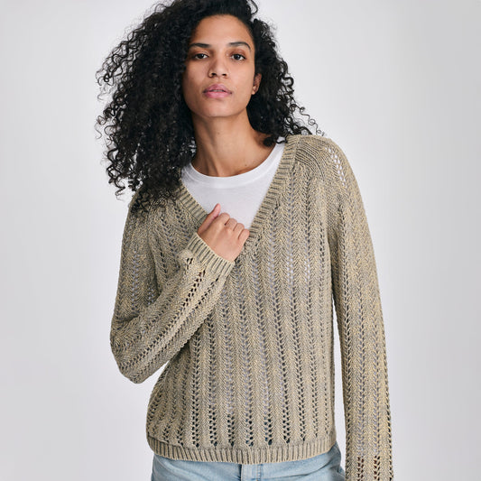 Eddie Bauer Women's Pointelle Pullover alternate view 1