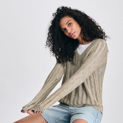 Eddie Bauer Women's Pointelle Pullover alternate view 3