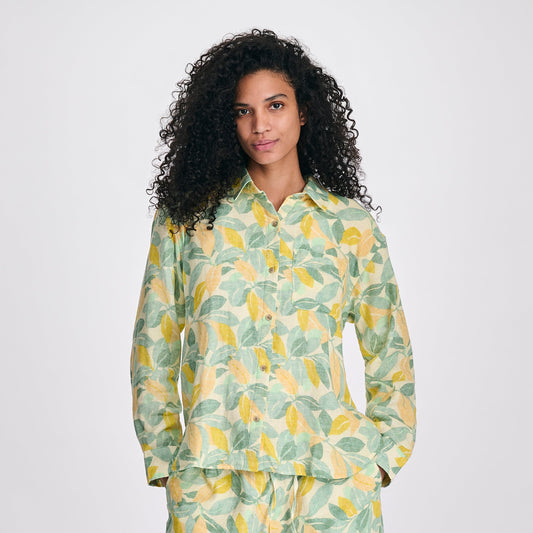 Eddie Bauer Women's Woven Printed Cotton Long Sleeve Shirt product image