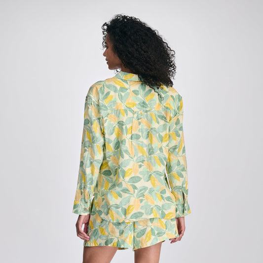 Eddie Bauer Women's Woven Printed Cotton Long Sleeve Shirt alternate view 1