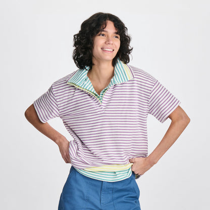 Eddie Bauer Women's Northport Textured Short Sleeve T-Shirt alternate view 3