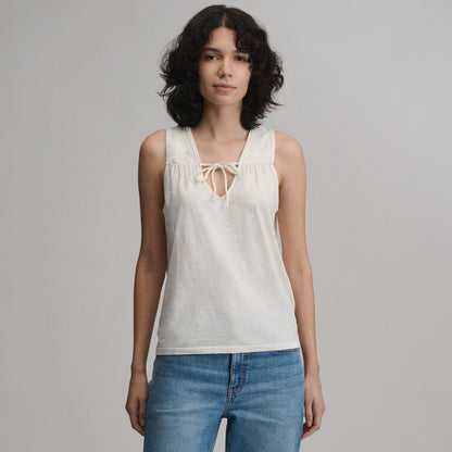 Eddie Bauer Women's Sunwashed Cotton Tie Front Tank product image