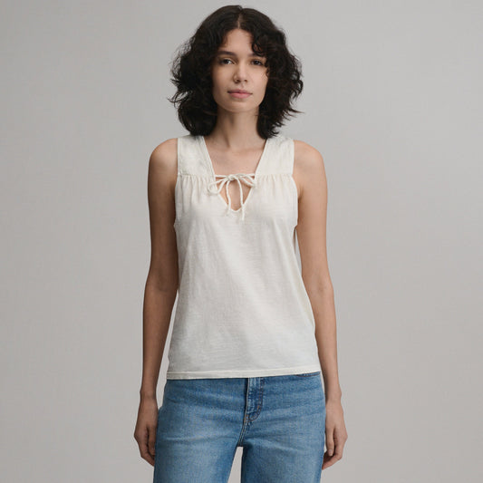 Eddie Bauer Women's Sunwashed Cotton Tie Front Tank product image