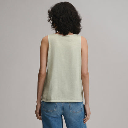 Eddie Bauer Women's Sunwashed Cotton Tie Front Tank alternate view 5