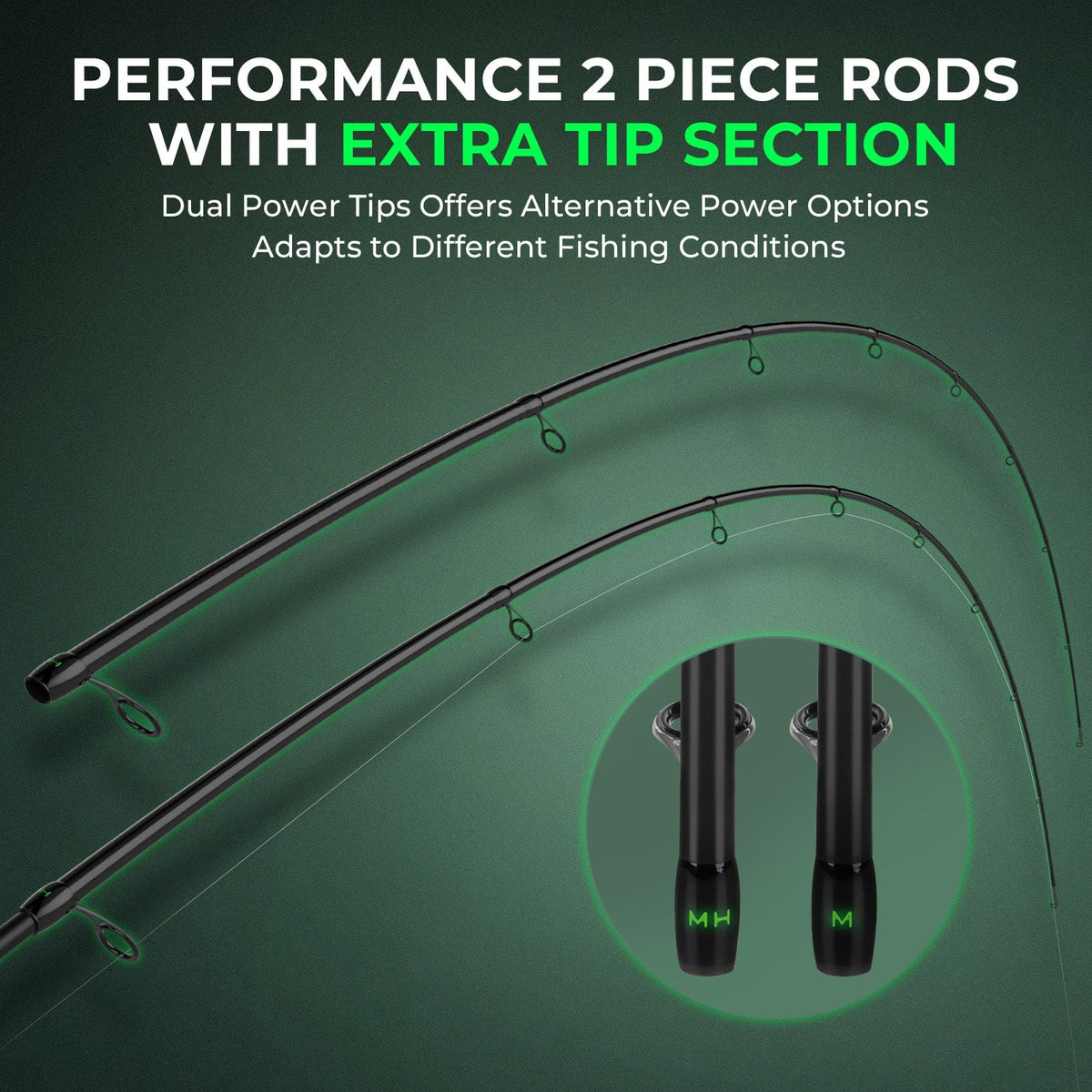 KastKing Zephyr Dual-Tip Spinning Rod product image 4