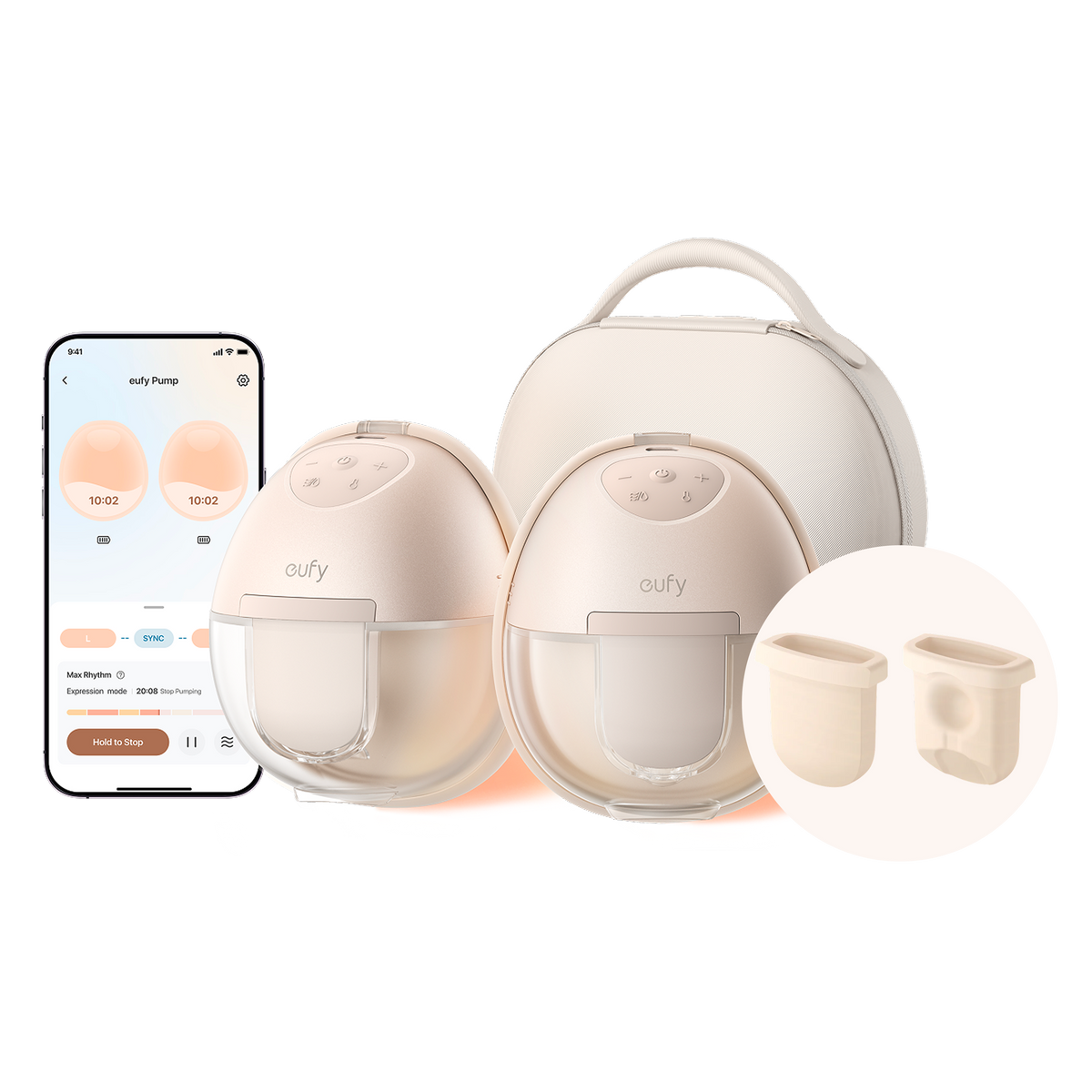 eufy Breast Pump S1 Pro & Diaphragm (2-Pack) eufy Breast Pump S1 Pro & Original Diaphragm (2-Pack)