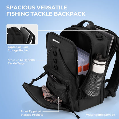 KastKing KarryAll Medium Fishing Tackle Daily Backpack product image 6