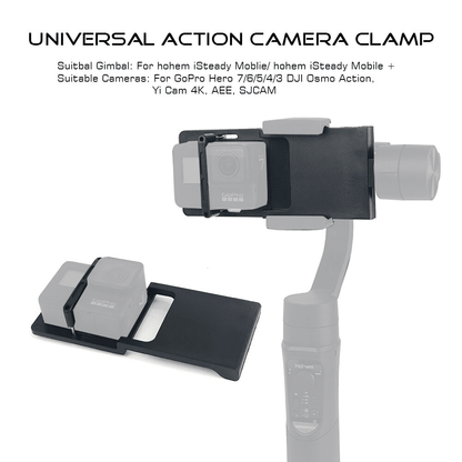 Hohem Action Camera Mount plate adapter for Hohem iSteady Mobile Plus gimbal product image