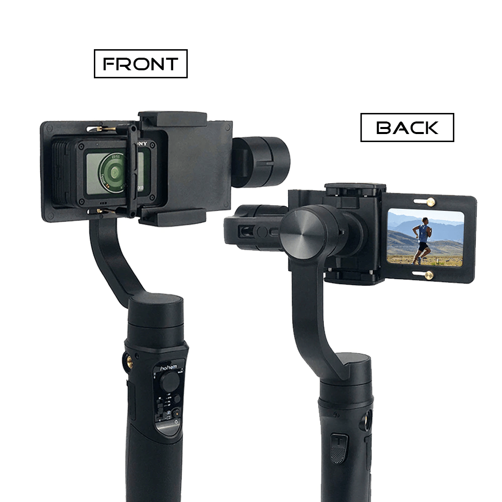 Hohem Action Camera Mount plate adapter for Hohem iSteady Mobile Plus gimbal alternate view 2