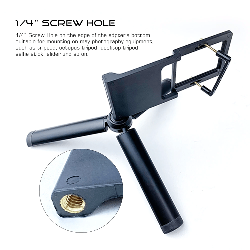 Hohem Action Camera Mount plate adapter for Hohem iSteady Mobile Plus gimbal alternate view 3