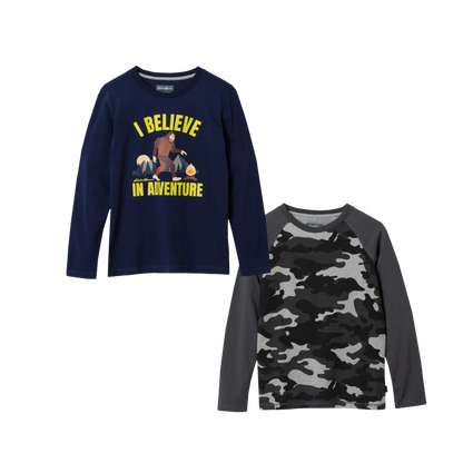 Eddie Bauer Boys Graphic Long-Sleeve T-Shirt - 2 Pack product image