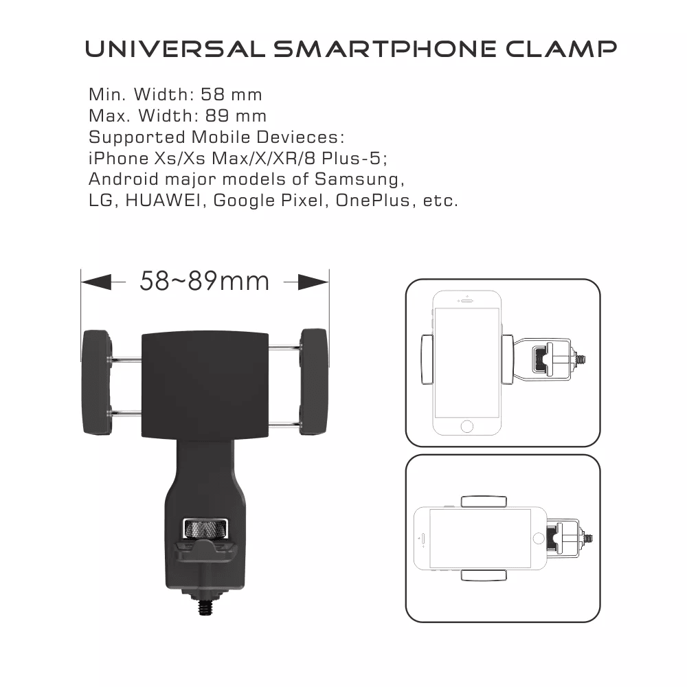 Hohem Smartphone Holder for Pro 4/3/Mobile+/MT2 Gimbals alternate view 2