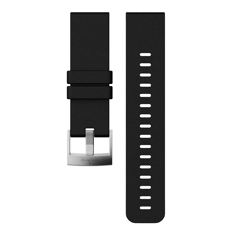 Suunto Traverse Black Silicone Strap