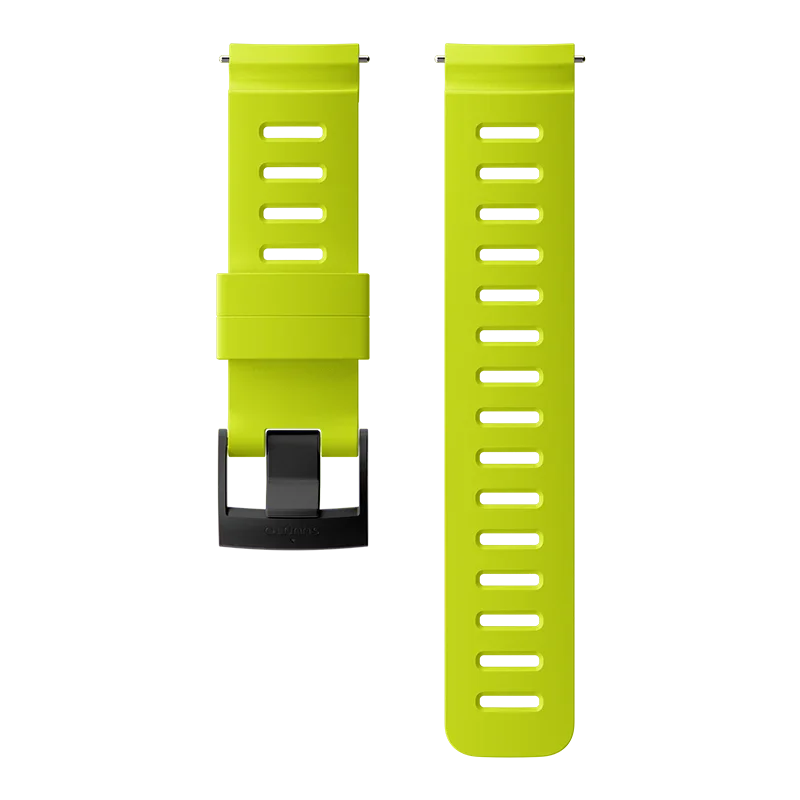 Suunto 24mm Dive 1 Silicone Strap Lime Black Size M