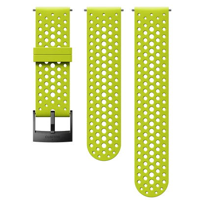 Suunto 24mm Athletic 1 Silicone Strap Lime Black Size S+M