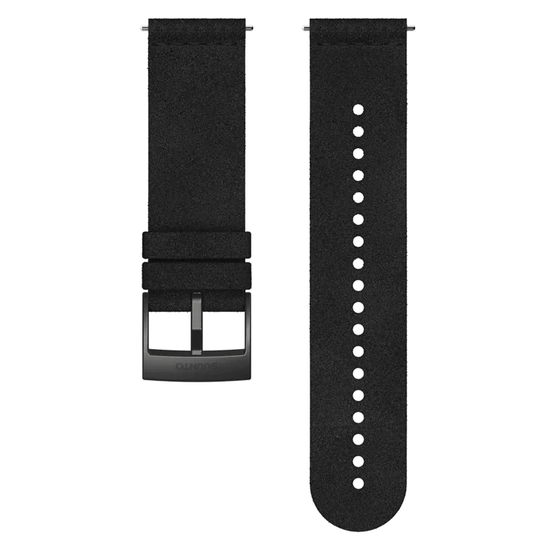 Suunto 24mm Urban 5 Microfiber Strap Black Black Size M