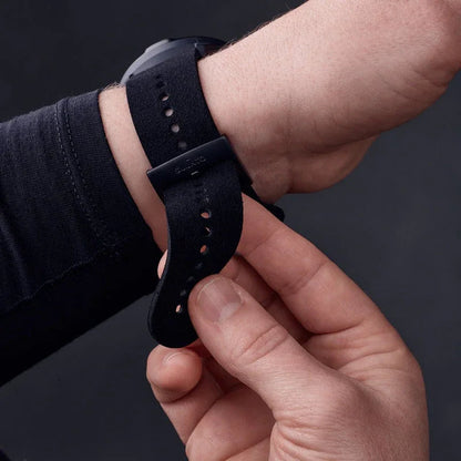Suunto 24mm Urban 5 Microfiber Strap Black Black Size M