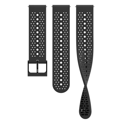 Suunto 22mm Athletic 1 Silicone Strap All Black S+M