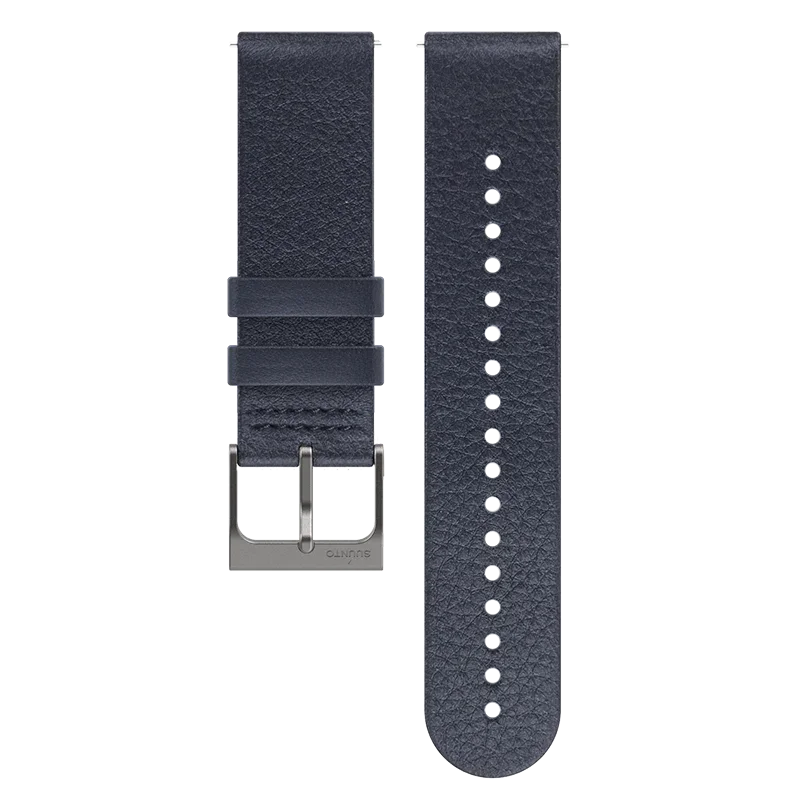 Suunto 22mm Urban 6 Leather Strap Granite Blue M