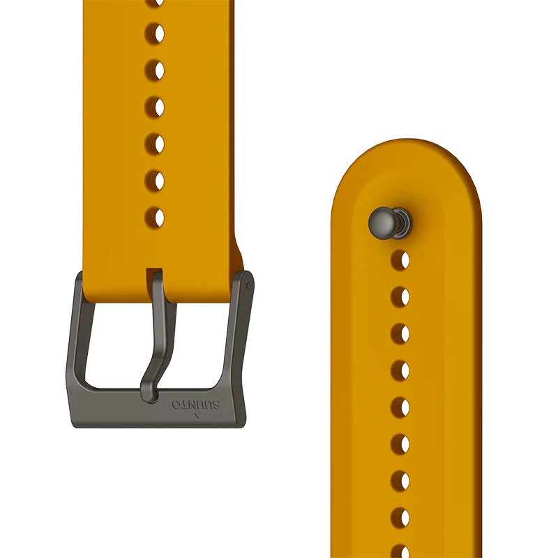 Suunto 22mm Urban 7 Silicone Strap Ochre Size S