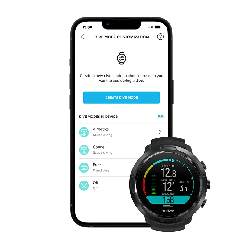 Suunto D5 Black Lime