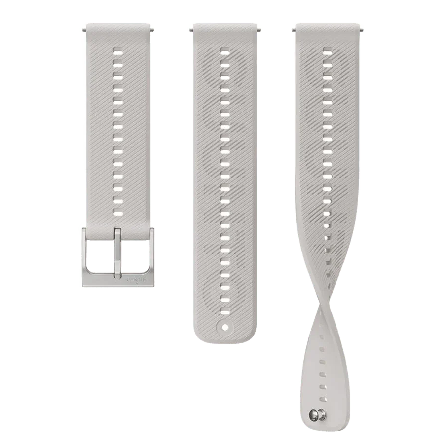 Suunto 22mm Athletic 6 Silicone Strap Feather Gray S+M