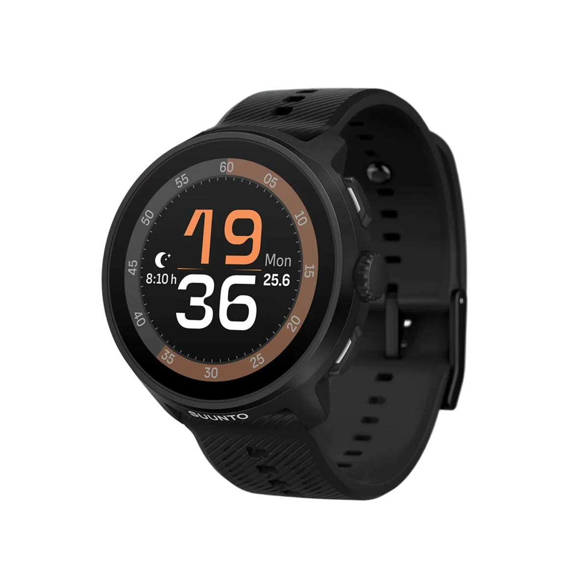 Suunto Run All Black with Silicone Strap