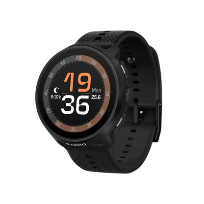 Suunto Run All Black with Silicone Strap
