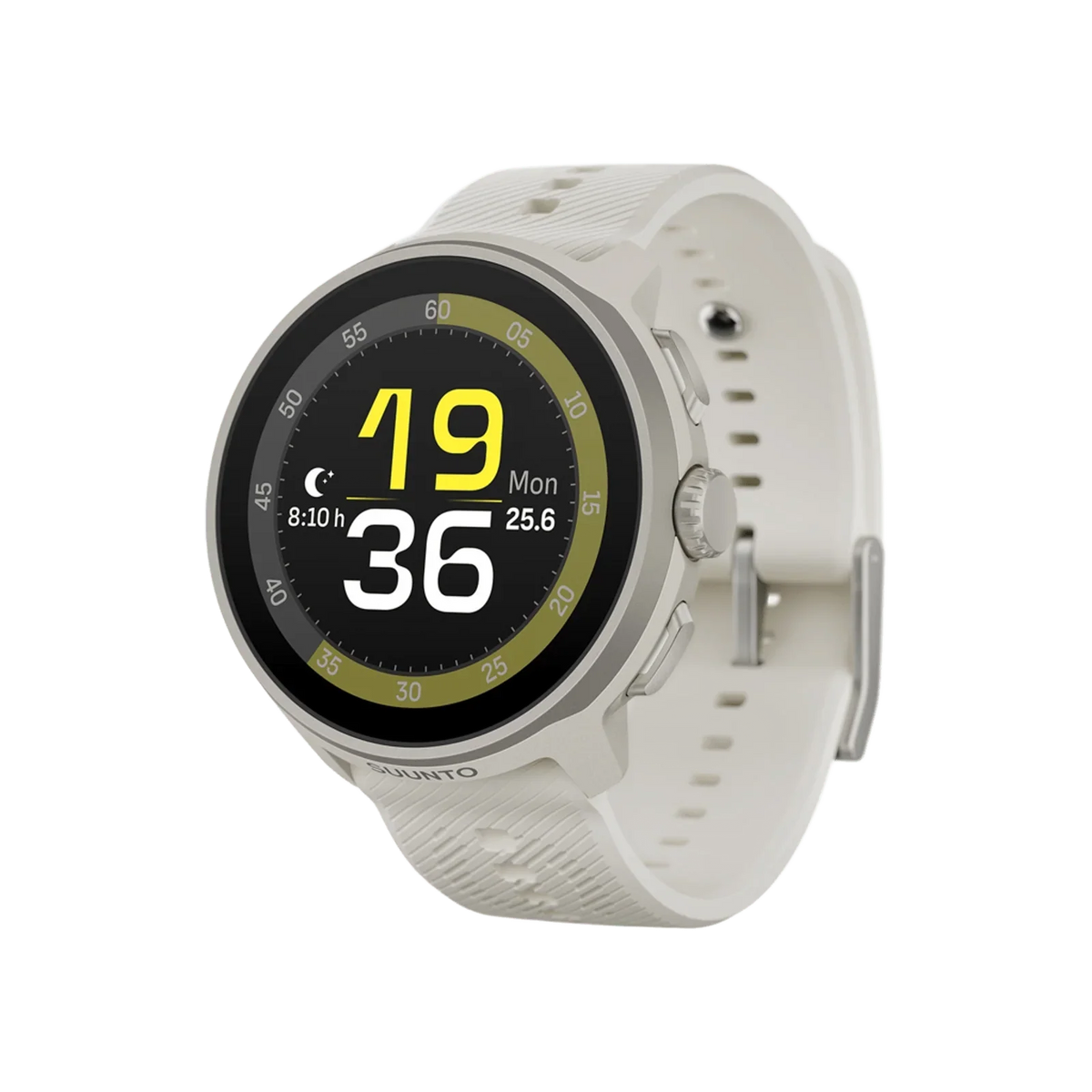Suunto Run Frost Gray with Silicone Strap